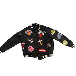 Supreme x NBA x Nike Collaboration Varsity Jacket